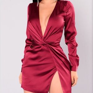 Sugar free dress Burgundy